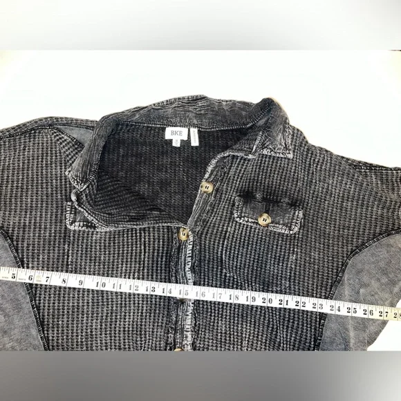 BKE Waffle Boyfriend Shacket - Picture 8 of 11